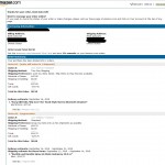 Amazon receipt