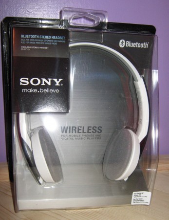 Sony Over-the-Head Style Stereo Bluetooth Headset