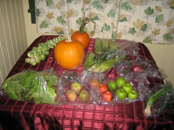 Produce from The Pumpkin Patch