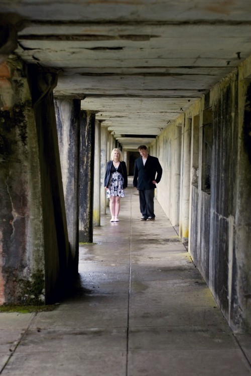 Standing in Battery Russell at Fort Stevens