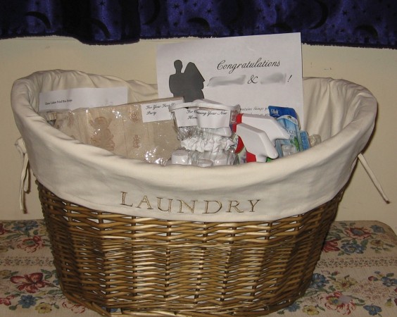 Wedding gift basket