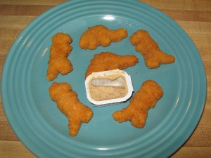 Dinosaur Chicken Nuggets Dinosaur Chicken Nuggets