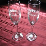 Bride & Groom Flutes