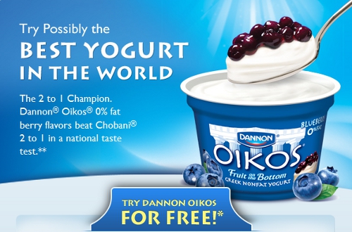 Dannon Oikos Yogurt