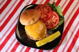 Finlandia Double Gloucester Burger with Russian Dressing