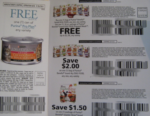 Pet Food Coupons