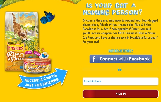 Free Friskies Cat Food